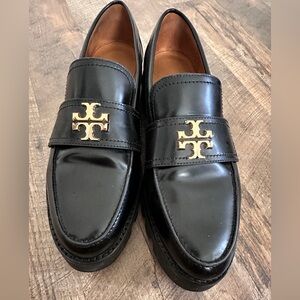 Tory Burch Black Loafers